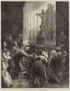 Antes de partir para a guerra, uma cena na Bretanha